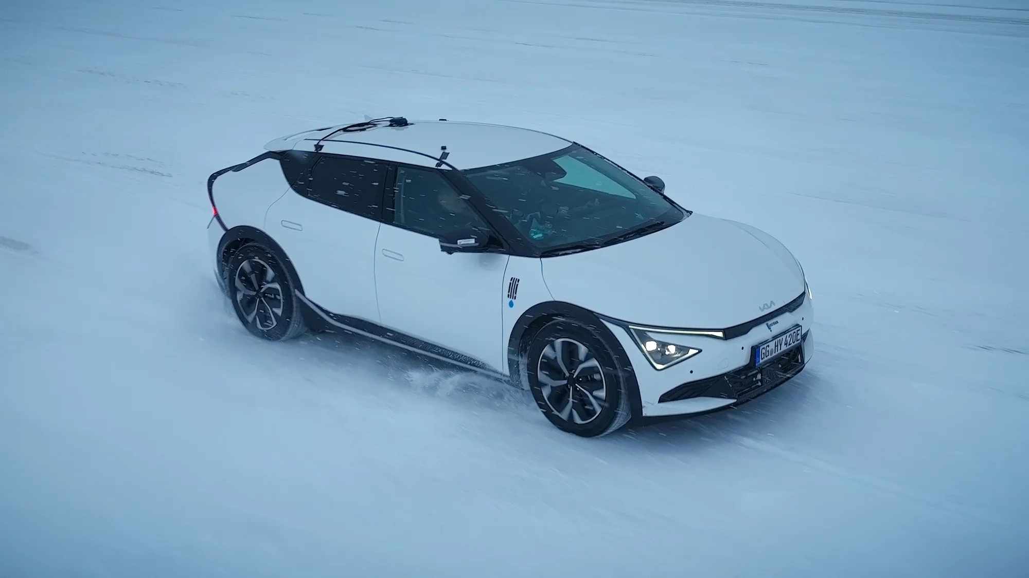 Easyrain DAI system testing on low friction surfaces in Sweden