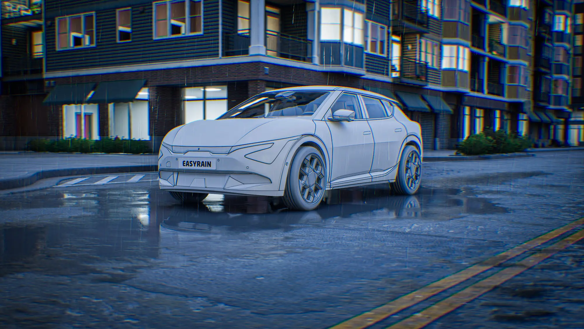 Effect-based aquaplaning detection technology
