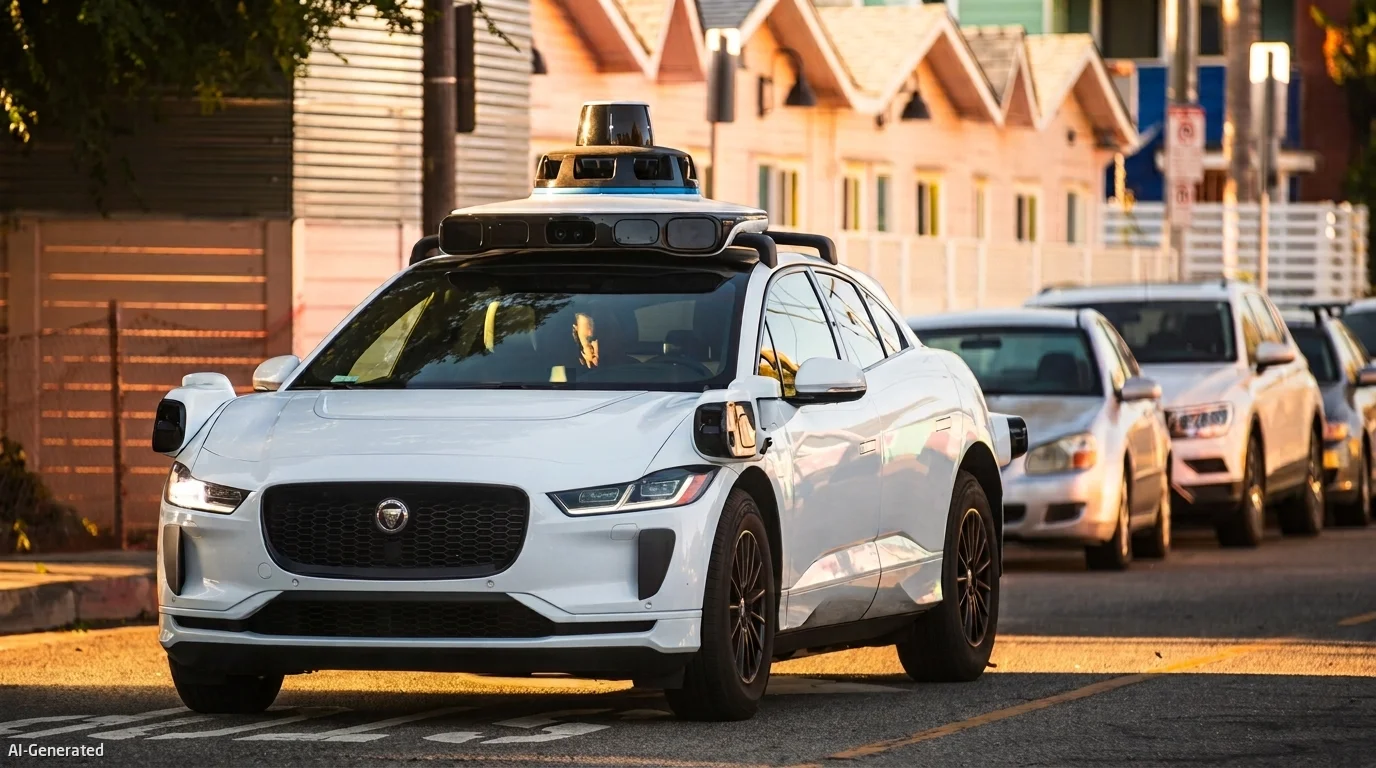 Level 4 autonomous vehicle during road testing
