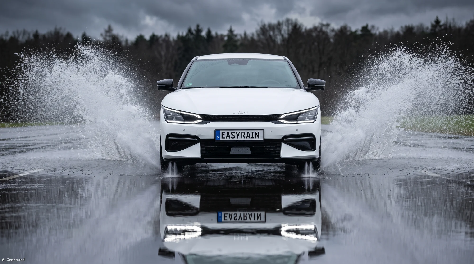 Easyrain aquaplaning wet road test